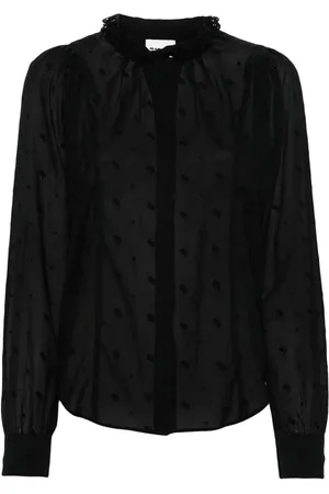 Isabel Marant Terzali floral-embroidered blouse