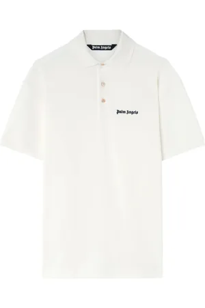 Palm Angels Logo-print cotton polo shirt