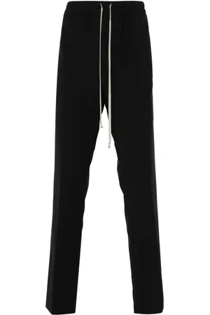 Rick Owens Drawstring Slim Long tapered trousers