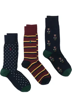 Polo Ralph Lauren Winter Bear intarsia-knit Ankle Socks - Farfetch