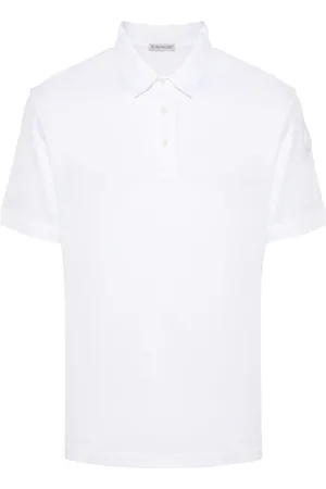 Moncler Logo-appliqu?? cotton polo shirt