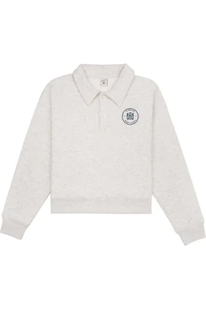 Sporty & Rich Bristol-crest long-sleeve polo top