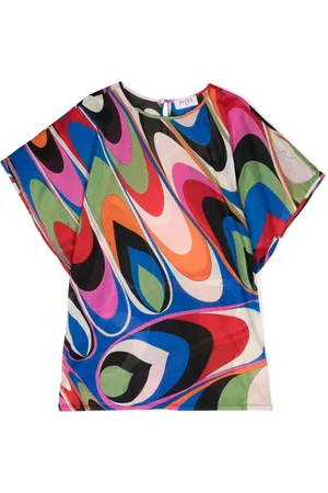 PUCCI Junior Iride-print cotton dress