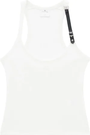 Courrèges Holistic buckle-appliqué tank top