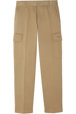 VERSACE Cotton cargo chinos