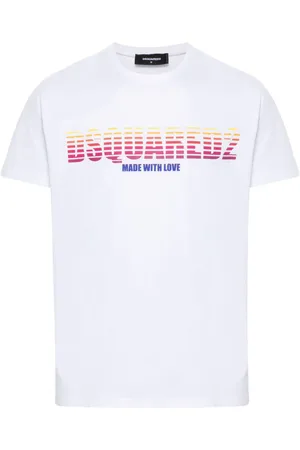 Dsquared2 Ombr??-logo print T-shirt