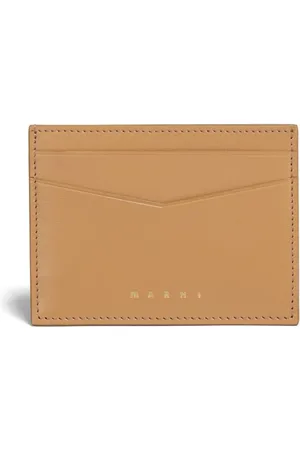 Marni Logo-print leather cardholder