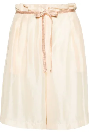 FORTE FORTE Wide-leg silk shorts