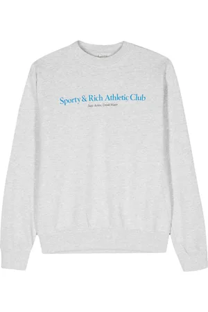 Sporty & Rich Athletic Club Crewneck mélange sweatshirt