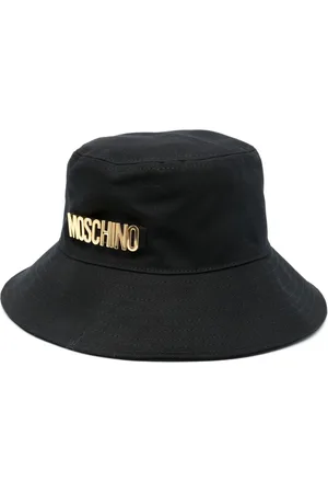Moschino Logo-lettering cotton bucket hat