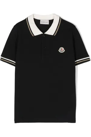 Moncler Logo-patch cotton polo shirt