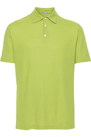 ZANONE Short-sleeve cotton polo shirt