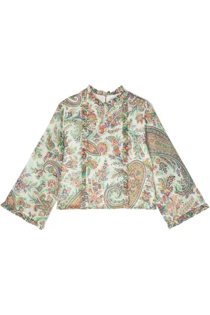 Etro Paisley-print cotton blouse