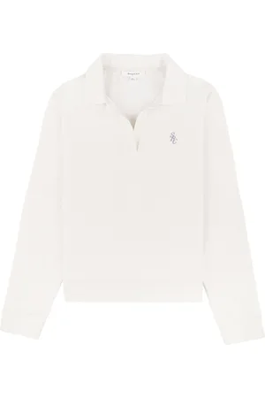 Sporty & Rich SRC logo-embroidered cotton polo