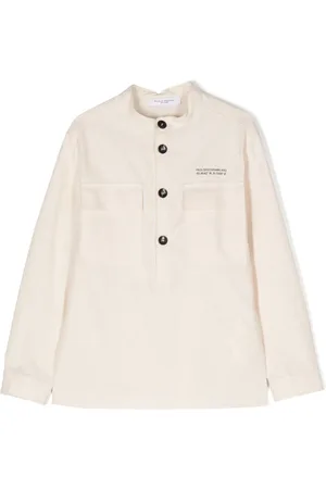 Paolo Pecora Logo-printed cotton-blend shirt