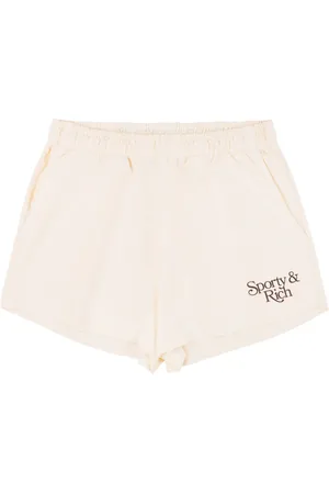 Sporty & Rich Bardot Disco cotton track shorts