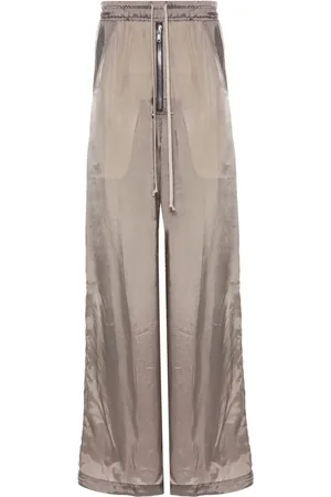 Rick Owens button-up Organic Cotton Flared Trousers - Farfetch