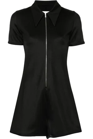 Jil Sander Oversize-pointed-collar jersey jumpsuit