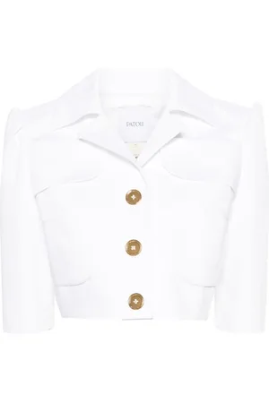 Patou Single-breasted cropped blazer