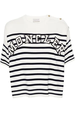 Moncler Striped cotton cardigan