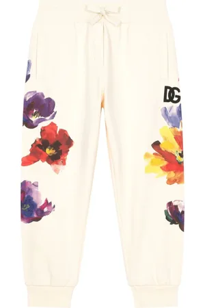 Dolce & Gabbana Floral-print track pants