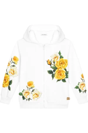 Dolce & Gabbana Floral-print cotton hoodie