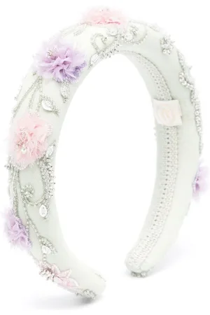 Maison Ava Floral-appliqu?? head band