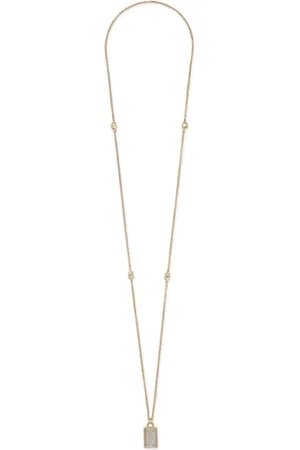Dolce & Gabbana Logo-engraved mixed-metal necklace