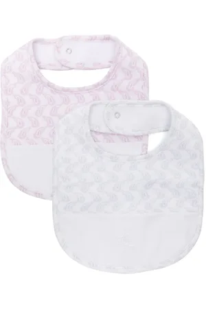 Etro Pegaso-embroidered paisley-print bibs (pack of two)