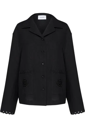 Sleeper Sofia embroidered linen shirt