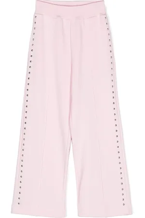 MONNALISA High-waist wide-leg track pants