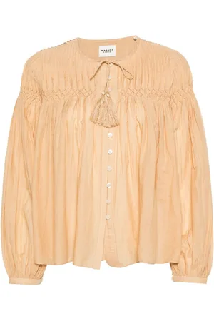 Isabel Marant Abadi pintuck-detail blouse