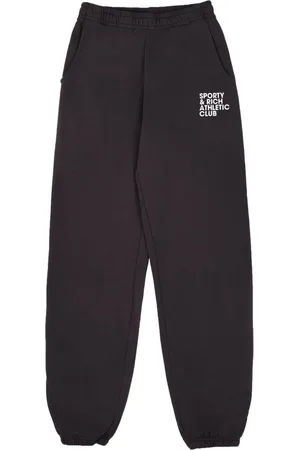 Sporty & Rich Velour Cotton Track Pants - Farfetch