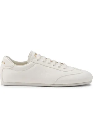 Prada Deer low-top leather sneakers