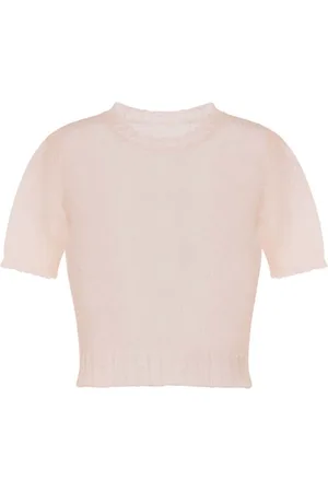 Maison Margiela Sheer knit top