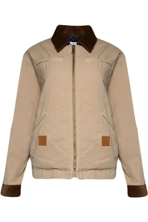 Sporty & Rich SRHWC canvas zipped jacket