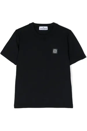 Stone Island Compass-patch cotton T-shirt