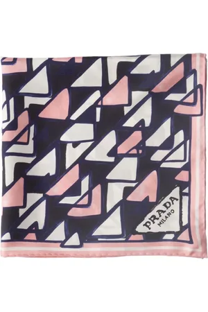 Prada Geometric-print silk scarf