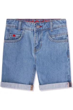 HUGO BOSS 677 mid-rise denim shorts