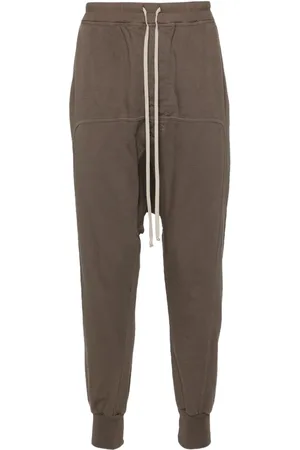 Rick Owens Prisoner cotton track pants