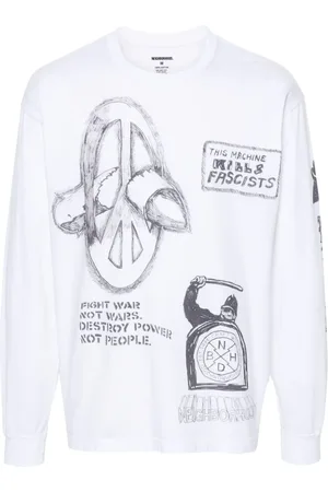 NEIGHBORHOOD Hand-drawn long-sleeved T-shirt