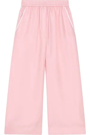 Dolce & Gabbana Wide-leg silk trousers