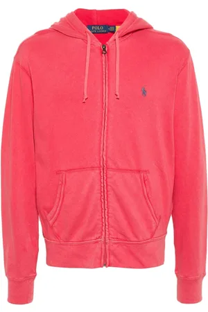 Ralph Lauren Polo-Pony-motif zipped hoodie