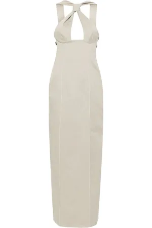Sinéad O’Dwyer Tie cotton maxi dress