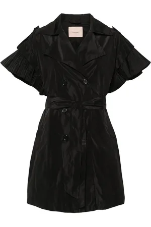 Twin-Set Double-breasted belted gilet
