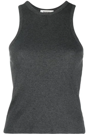 Sandro Ribbed-knit tank top