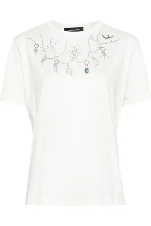 Fabiana Filippi Fabula-print cotton T-shirt