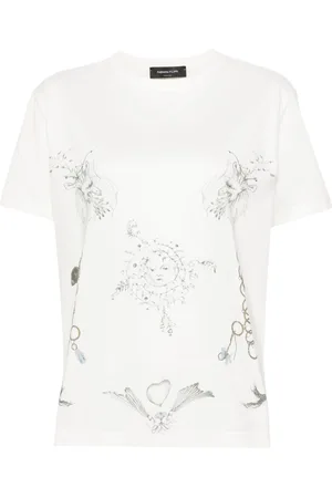 Fabiana Filippi Fabula-print cotton T-shirt
