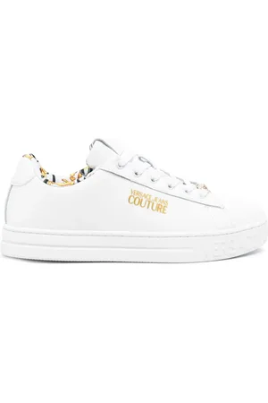 VERSACE Court leather sneakers