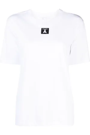 Patrizia Pepe Logo-patch cotton T-shirt